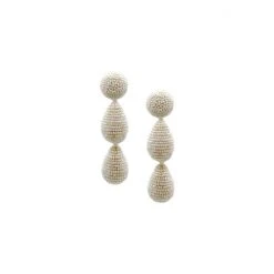 Sachin & Babi Arielle Earrings - Ivory Beads