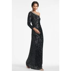 Sachin & Babi Greta Gown - Black Dresses