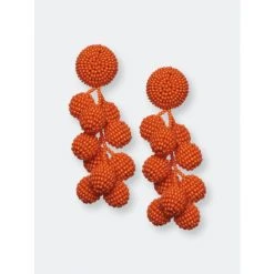 Sachin & Babi Coconuts Earrings Bright Orange