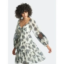 Sachin & Babi Liam Dress Dresses Black Antique Pomegranate Print