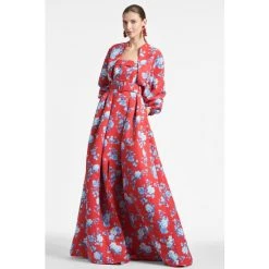 Sachin & Babi Deandra Jacket - Red & Blue Floral Coats, Jackets & Blazers Red And Blue Floral